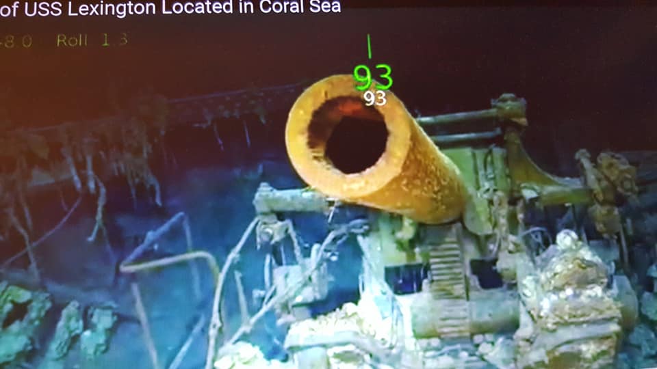 Tìm thấy tàu sân bay Mỹ mất tích 76 năm trước